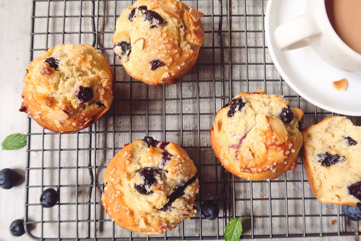 Receta de muffin de arándanos