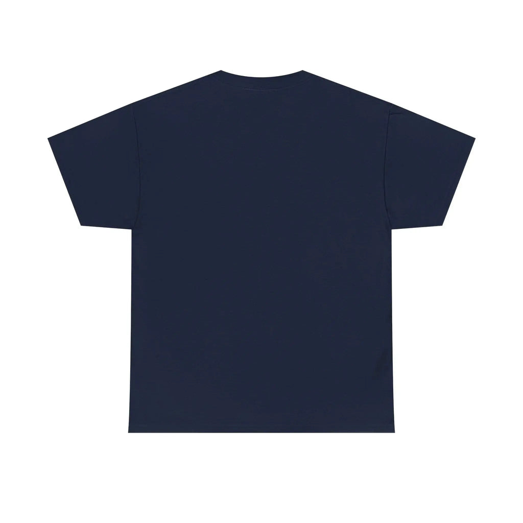 Camiseta Azul Marino con chiste para celiacos parte trasera