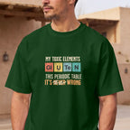 Camiseta Toxic Element Verde Bosque Unisex para Celiacos