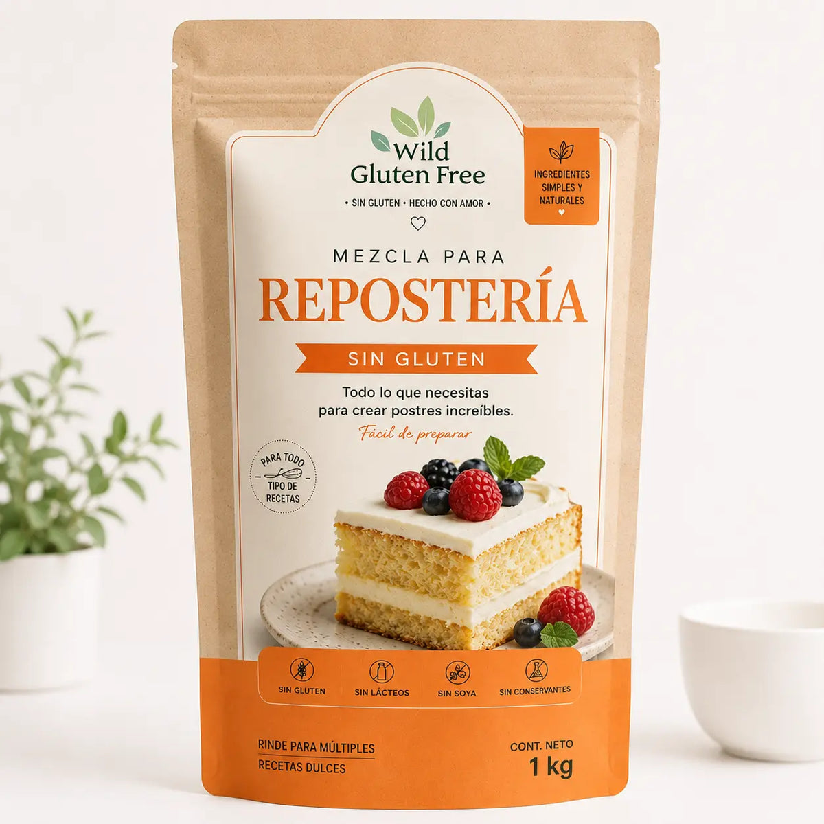 mis para preparar postres sin gluten en casa