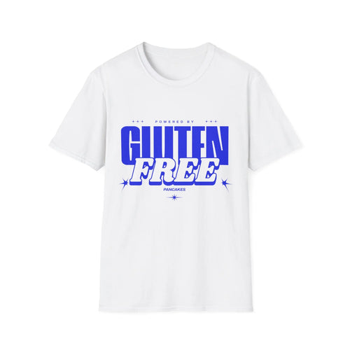 camiseta blanca con mensaje sin gluten