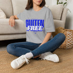 Gluten free message t-shirt grey