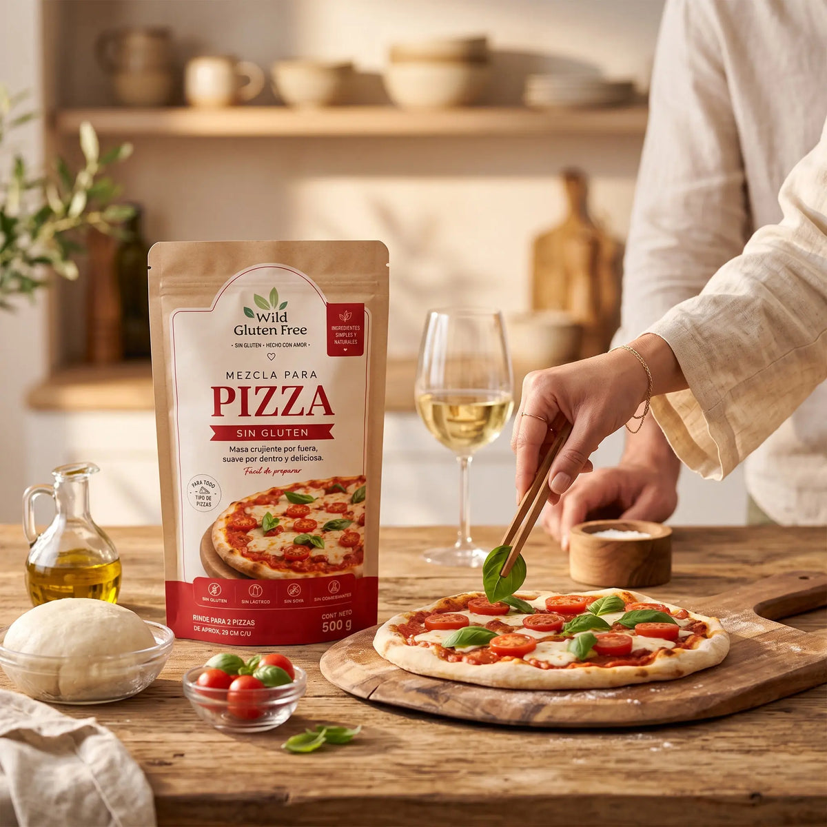 El mejor mix para pizza sin gluten