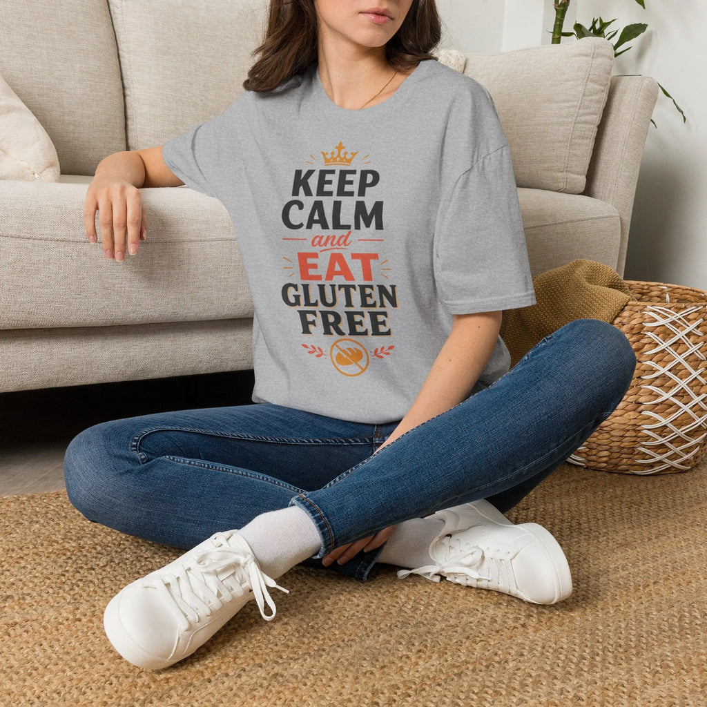 Keep cal and eat gluten free tee for celiac friends